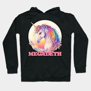 Megadeth ---- Retro Twee Style Unicorn Hoodie